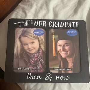 Black Graduation Photo Frame